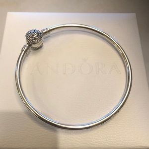 Pandora silver bangle